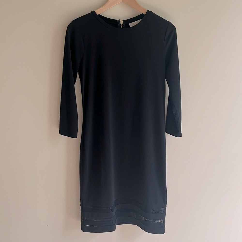 Michael by Michael Kors Black Shift Dress Sz S